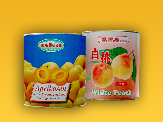 杏子、白桃罐頭